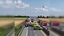 Çekya'da otobüs kazası: 1 ölü, 50 yaralı