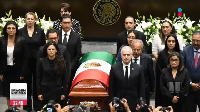 De cuerpo presente, Porfirio Muñoz Ledo fue homenajeado en Cámara de Diputados