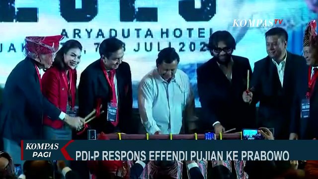 PDIP Respons soal Effendi Simbolon Puji Prabowo: Bentuk Pujian pada Tamu