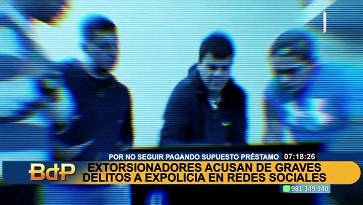 Gota a gota: expolicía denuncia que extorsionadores lo acusan de falsos delitos en redes sociales por no seguir pagando