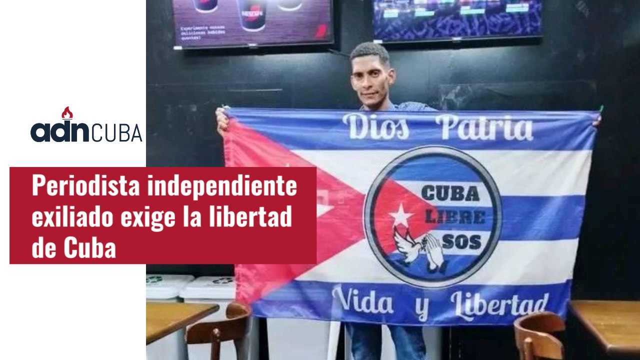Periodista independiente exiliado exige la libertad de Cuba