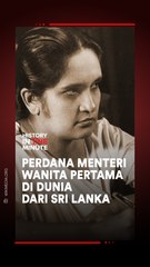 Perdana Menteri Wanita Pertama dari Sri Lanka