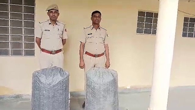 स्लीपर में हो रही डोडा पोस्त की तस्करी, श्रीबालाजी पुलिस ने पकड़ा