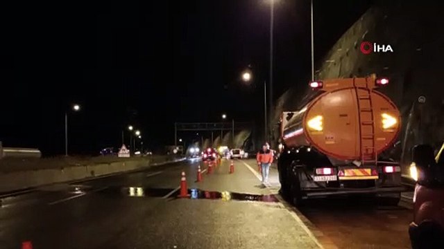 Bolu Dağı Tüneli İstanbul istikameti 30 saatin ardından trafiğe açıldı