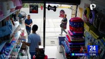 Los Olivos: cámara capta a ladrón que estafa con billetes falsos a vendedores