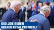 King Charles meets Joe Biden in Windsor | Biden puts his hands on the King’s back | Oneindia News