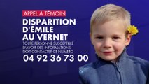 Disparition : de nouvelles stratégies pour retrouver le petit Émile