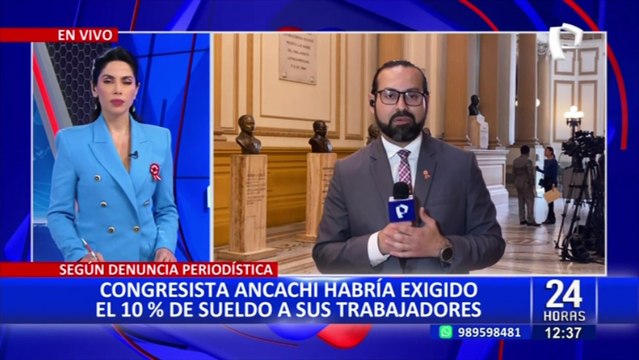 Congresistas opinan sobre denuncia contra Jorge Flores Ancachi por presunto recorte de sueldos