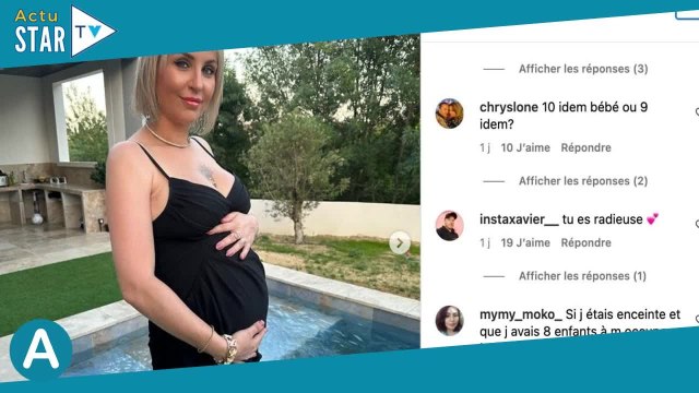 Amandine Pellissard enceinte et amincie ? Elle révèle combien de kilos elle a pris pour sa neuvième