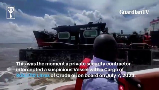 Illegal crude oil vessel intercepted in Nigeria