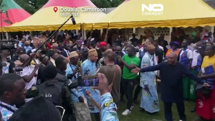 تصاویری از  کیلیان امباپه، ستاره جوان فوتبال فرانسه در زادگاه پدری‌