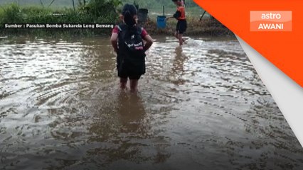 Hujan berterusan, kawasan rendah di Long Bemang dinaiki air