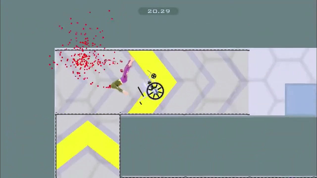 Happy Wheels IOS: Wheelchair Guy Level 9