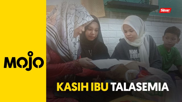 Ibu tunggal hidap talasemia tabah besarkan tiga anak sendirian