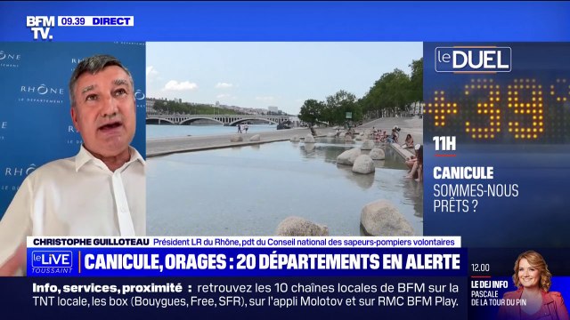 Canicule: Certains se laissent plutôt aller, s'isolent facilement explique le président du Conseil départemental du Rhône