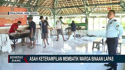 Tekuni Pembuatan Batik, Warga Binaan Lapas Pekalongan Dapat Banyak Pesanan!