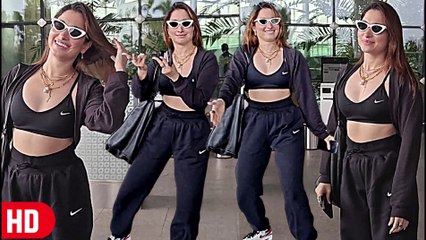 Tamannaah Bhatia Did Kaavaalaa Viral Hook Step at Airport