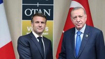 Cumhurbaşkanı Erdoğan, Fransa Cumhurbaşkanı Macron ile görüştü