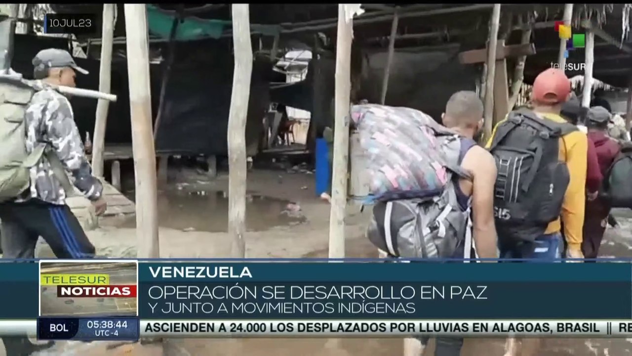 Venezuela: Avanza la operación Autana con la evacuación voluntaria de mineros y mineras