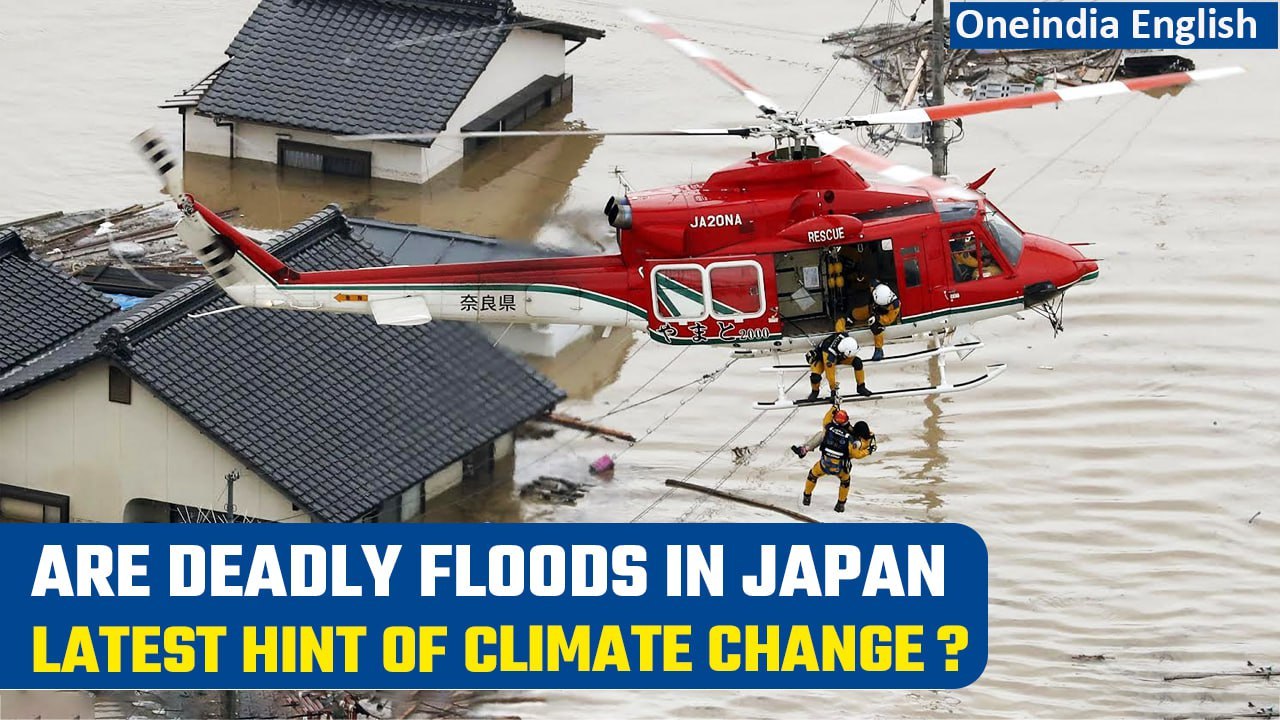 Japan Floods: Record rainfall batters the country; brings deadly floods, landslides | Oneindia News