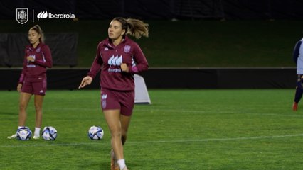 Entrenamiento del martes de la Selección Femenina en Nueva Zelanda
