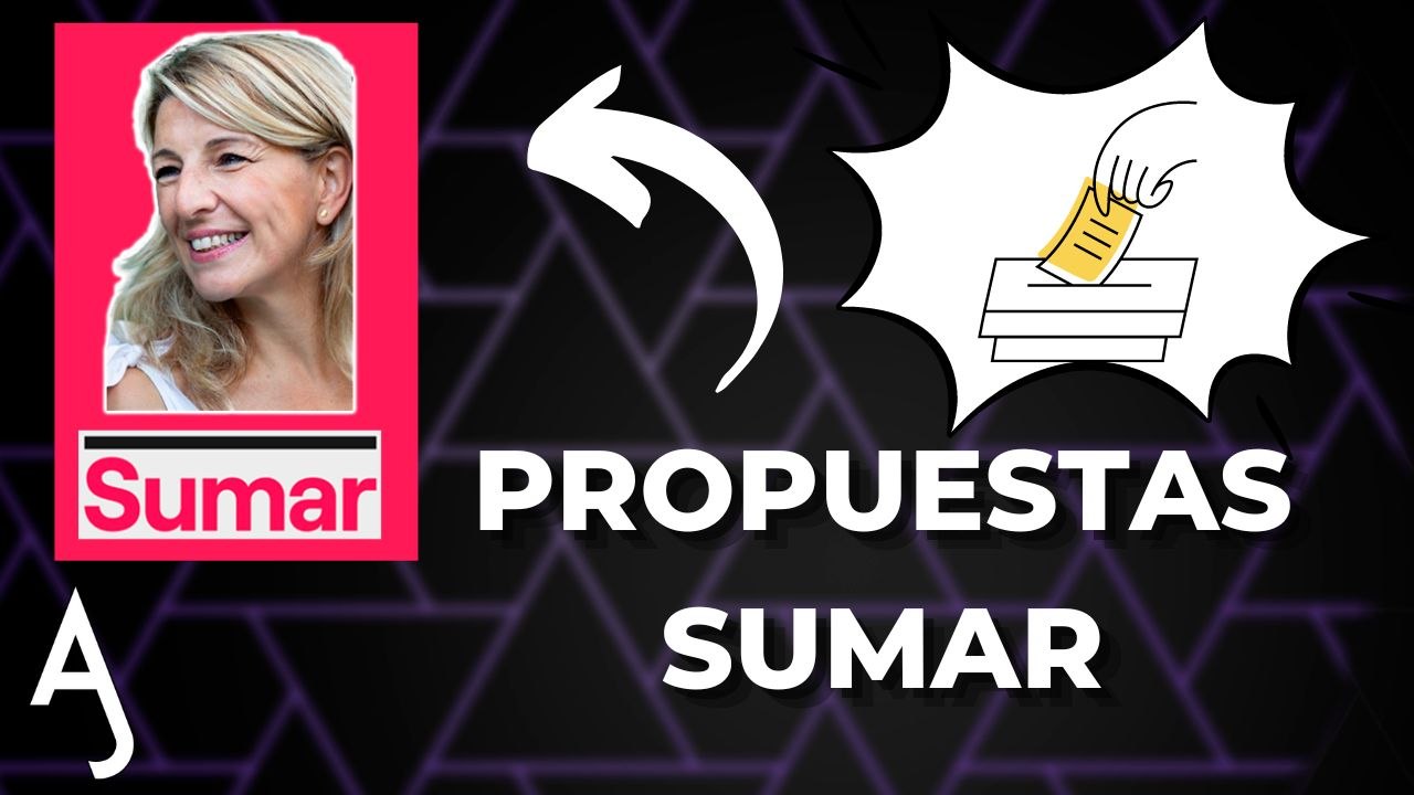 ¿QUÉ PROPONE SUMAR PARA LAS ELECCIONES?