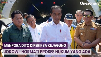 Download Video: Menpora Dito Diperiksa Kejagung, Jokowi: Hormati Proses Hukum yang Ada