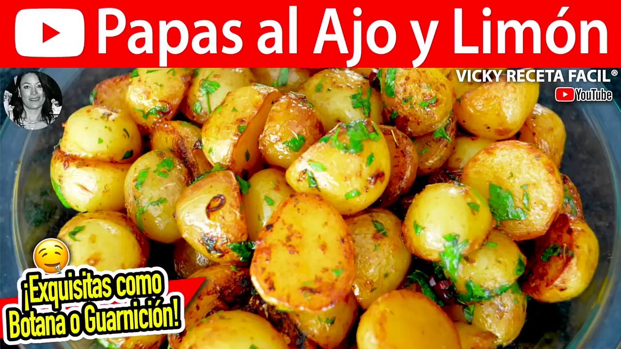 PAPAS AL AJO Y LIMON