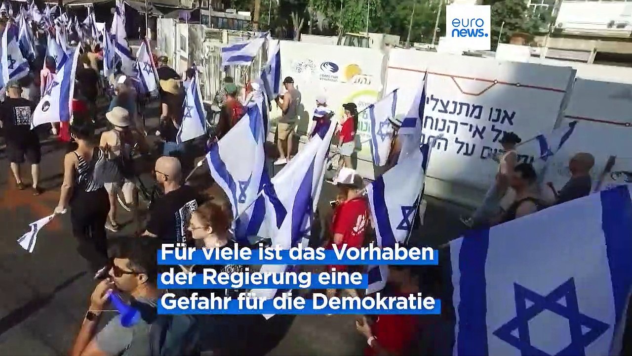 'Tag der Störung' in Israel: Massive Proteste gegen Justizreform