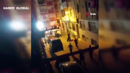 İstanbul'da baltalı dehşet anları! Çamaşır astığı gerekçesiyle komşusuna saldırdı