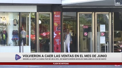 VOLVIERON A CAER LAS VENTAS EN EL MES DE JUNIO