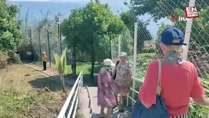 Antalya’da dünyaca ünlü falezlerdeki yangın ağlattı