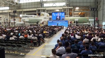 Airbus inaugura una nuova linea d'assemblaggio per A-320 e A-321