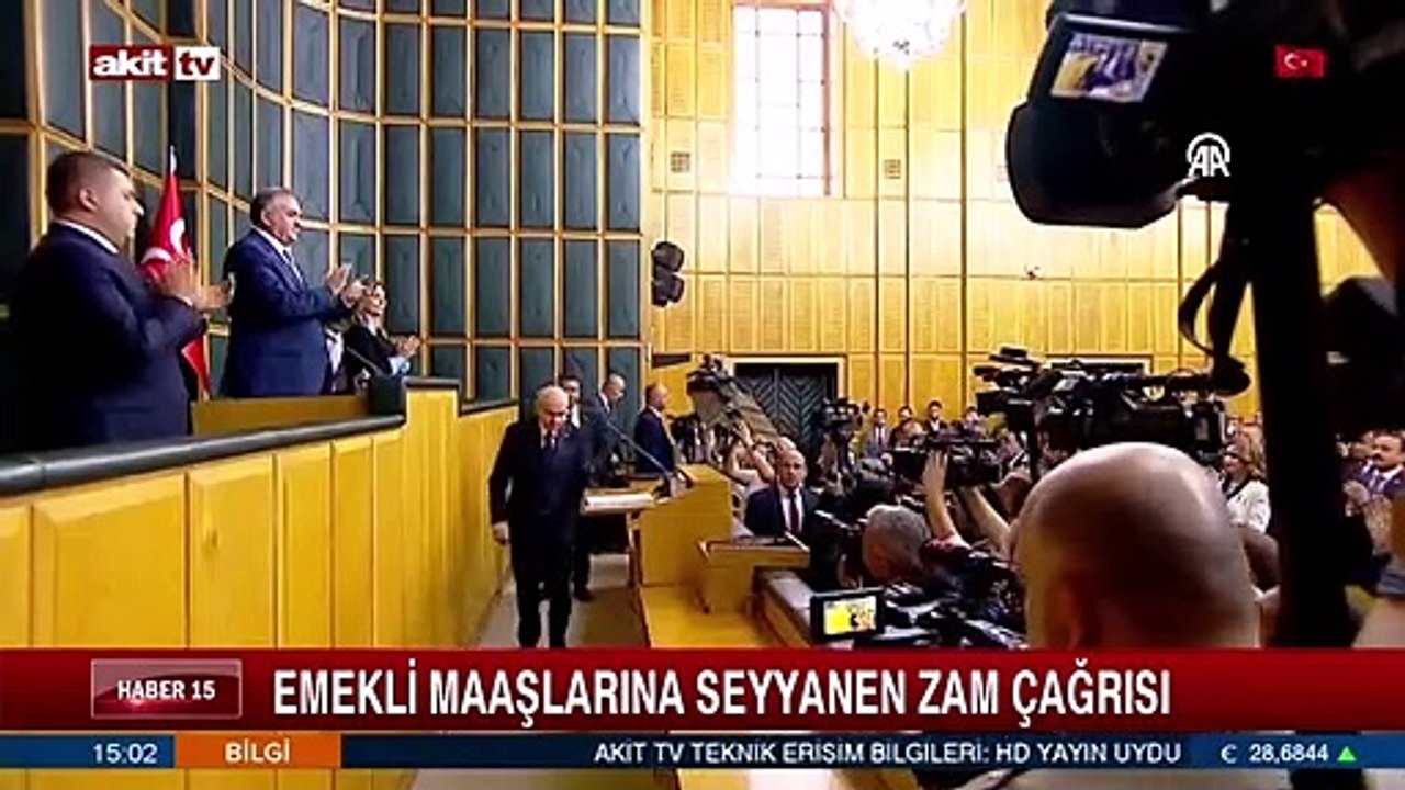 Bahçeli'den emekli maaşlarına seyyanen zam çağrısı