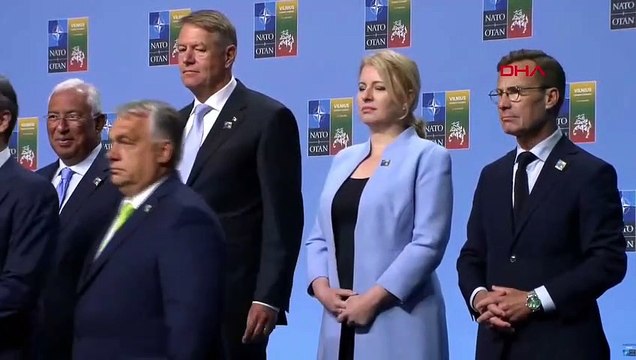 Le président Erdoğan a assisté à la séance photo de famille au sommet de l'OTAN