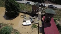 Inondation dans le bassin du lac Efteni à Düzce： 350 décares de terrain ont été endommagés