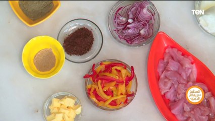 طريقة عمل فتة شاورما فراخ مع الشيف ريهام الديدي