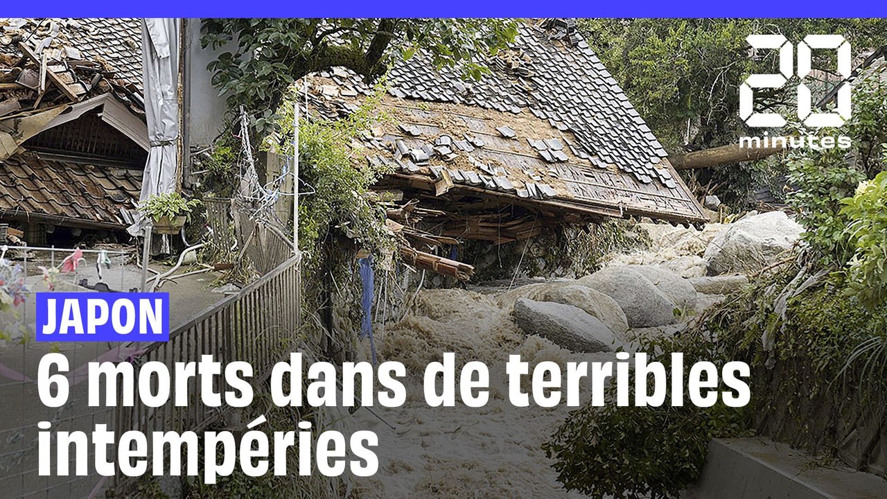 Japon : 6 personnes décèdent dans les intempéries qui ravagent le pays