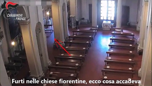 Furti nelle chiese fiorentine, ecco come agivano i ladri