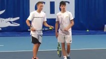 El partido de dobles que jugaron Carlos Alcaraz y Holger Rune con 13 años
