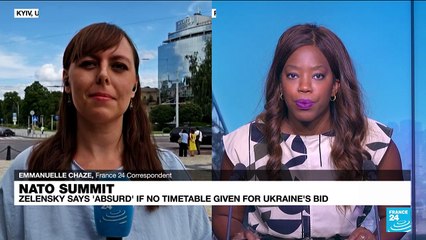 Zelensky slams NATO 'uncertainty', 'weakness' over Ukraine membership