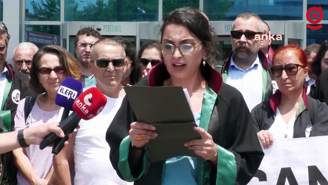 Avukatlardan Can Atalay için Kartal Adliyesi önünde eylem