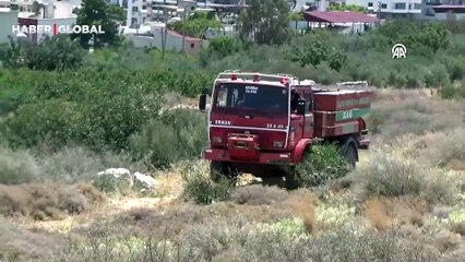 Mersin Silifke'de yangın