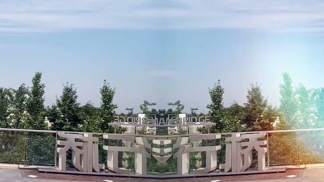 Faites une promenade relaxante sur le pont piétonnier Nanjing Eye avec cette vidéo apaisante | the Nanjing Eye Pedestrian Bridge Let the Soothing Music Wash Away Your Stress