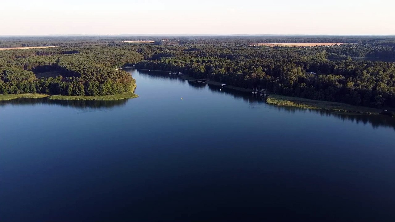 Gazeta Lubuska. Jezioro Niesłysz z lotu ptaka