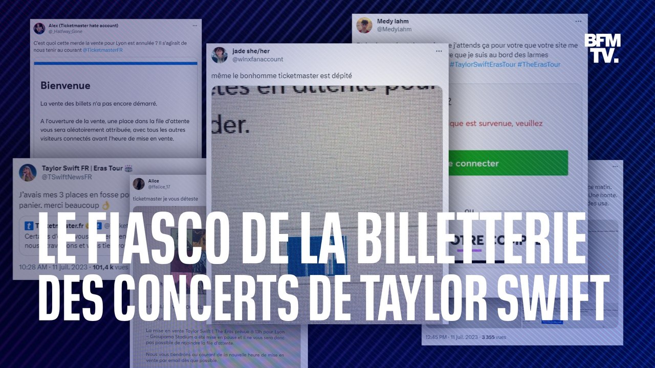 La vente de place pour les concerts de Taylor Swift en France tourne au fiasco