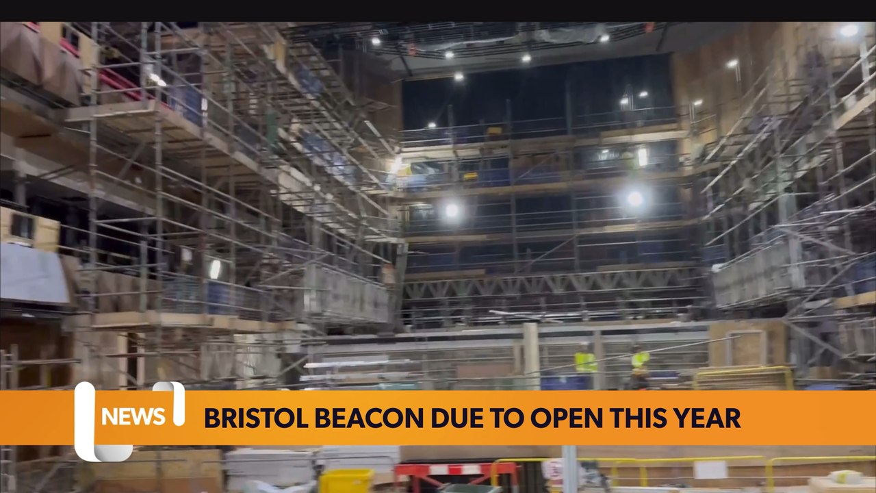 Bristol July 07 Headlines: The former Colston Hall, now Bristol Beacon, is due to open this year