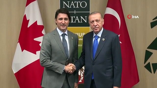 Le président Erdoğan a rencontré le premier ministre canadien Trudeau