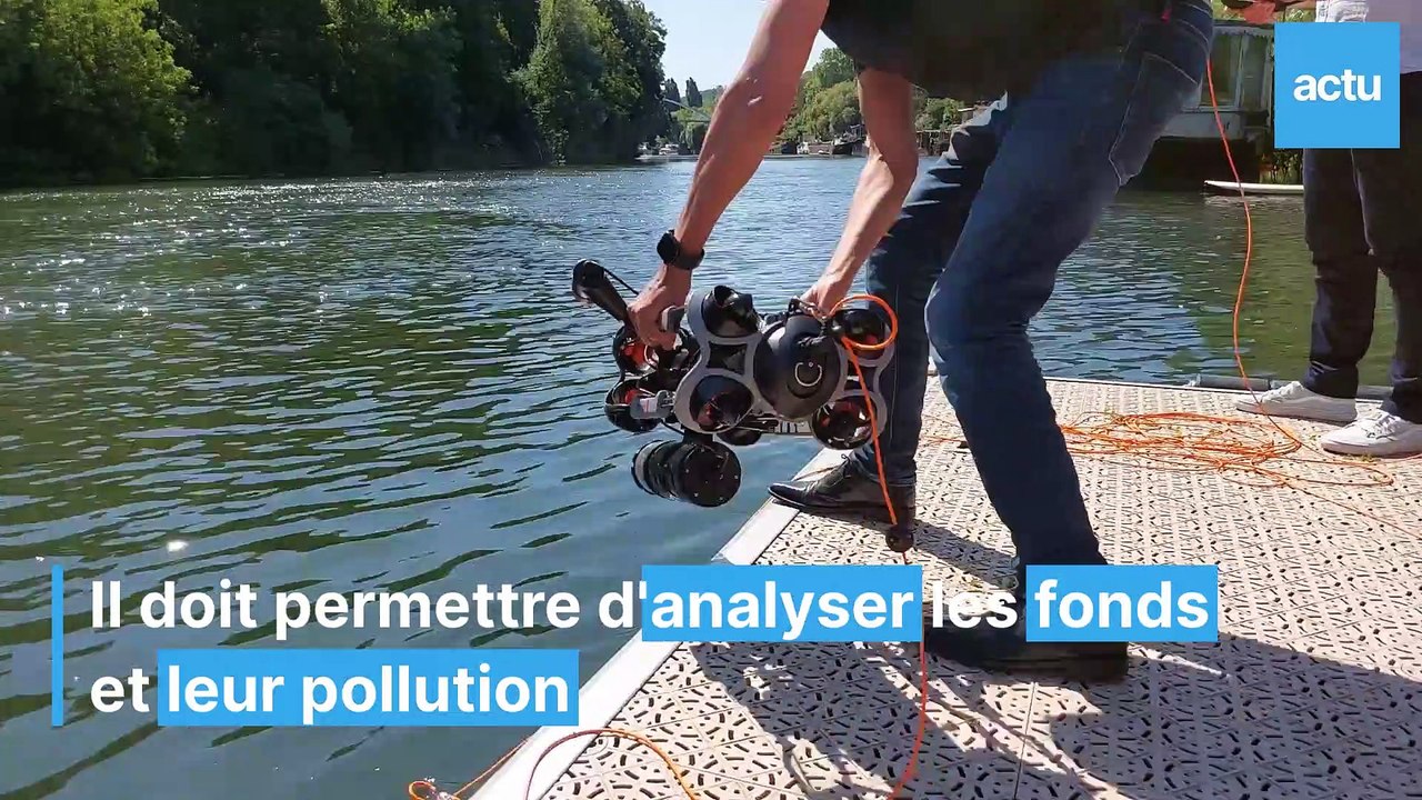 Pollution de la Seine dans les Yvelines : un drone sous-marin à la rescousse