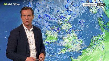 Met Office Evening Weather Forecast 11/07/23 – Continuing showery